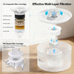 Cat Water Fountain 3.8L/128oz Indoor Water Dispenser for Cats and Dogs Automatic Pet Water Fountain with Silent Pump
